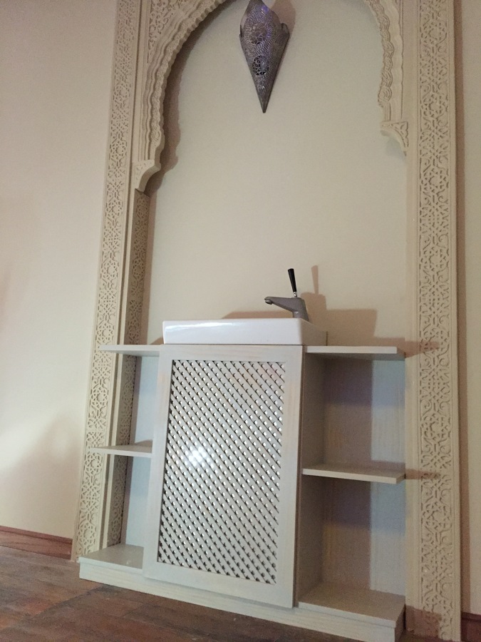Mueble lavabo sala masaje 