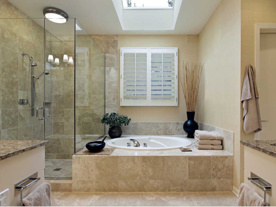 El mármol para el baño