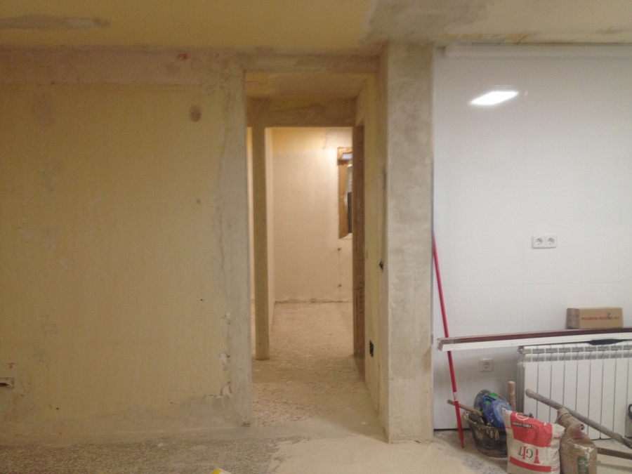 Quitar, gotelé, alisar y pintar