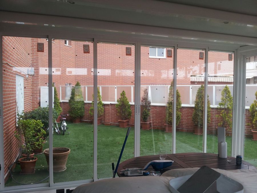 Cerramiento parcial de terraza