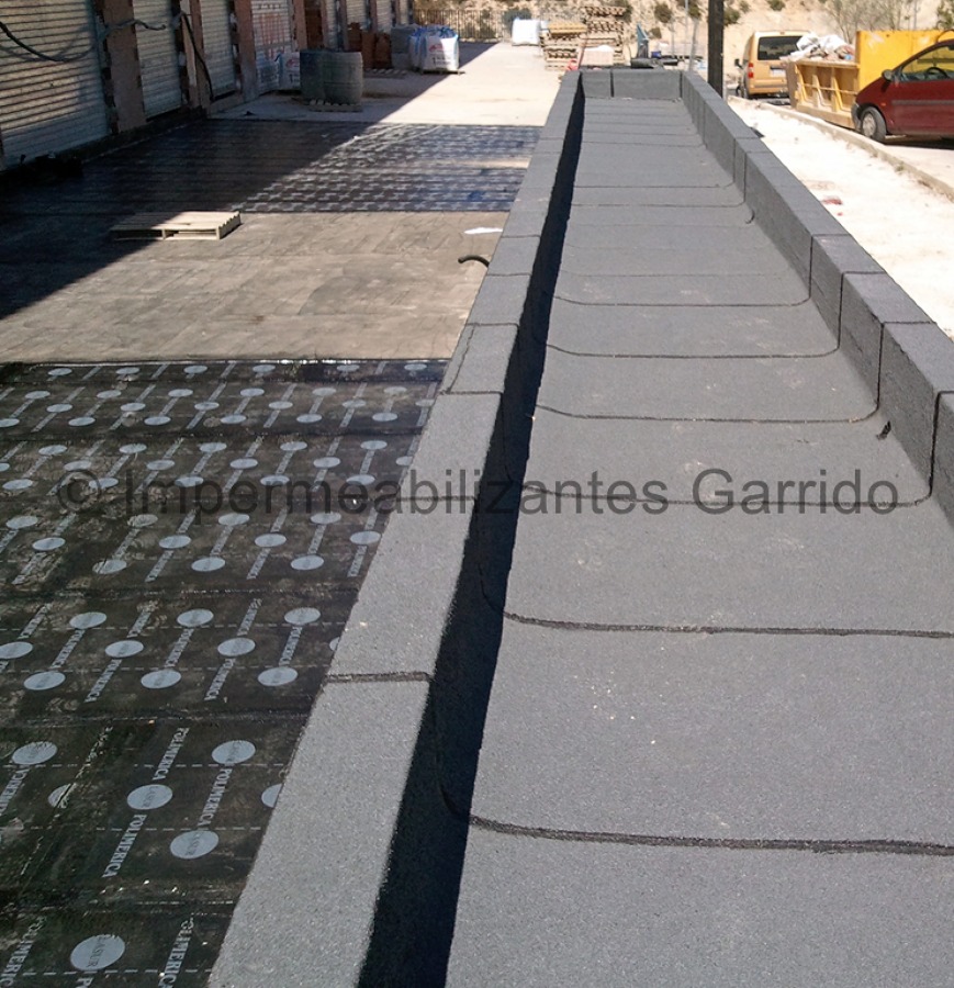 Impermeabilización obra nueva iglesia Petrel