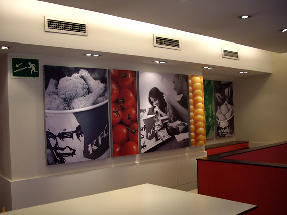 Imagen corporativa interior KFC