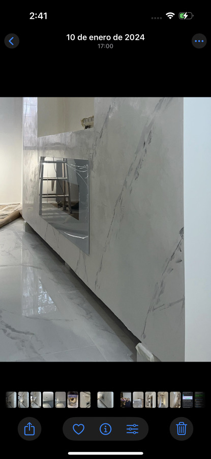 Estuco efecto mármol