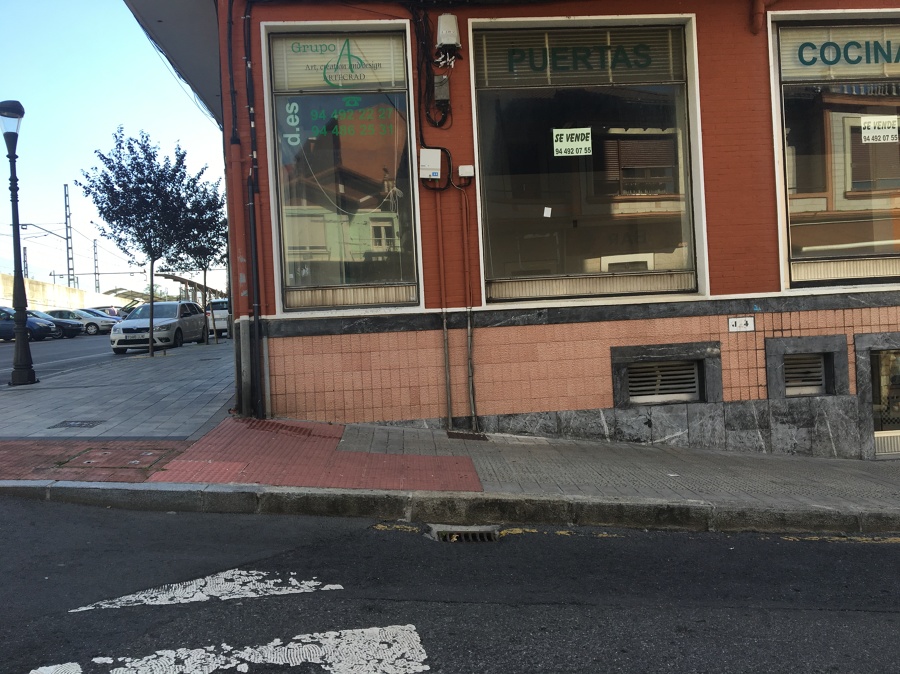 Estado después de la limpieza de una pintada