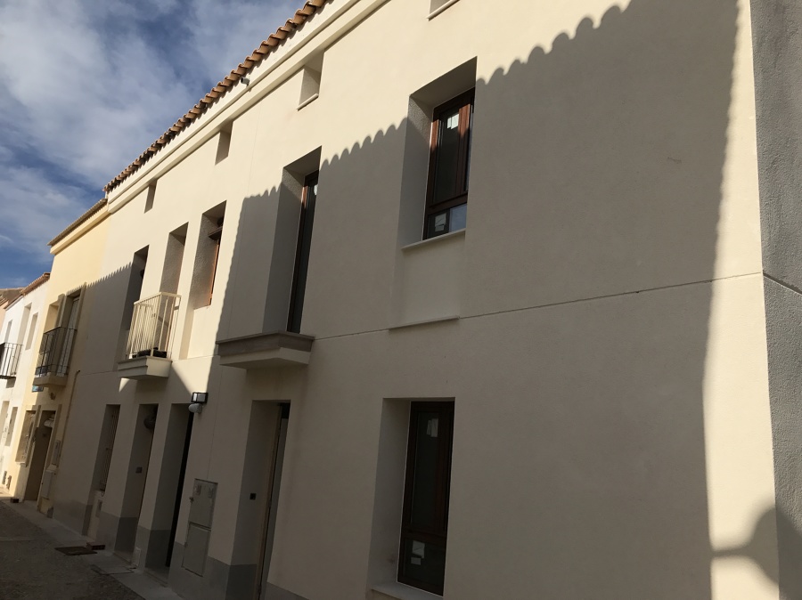 Fachada viviendas adosadas