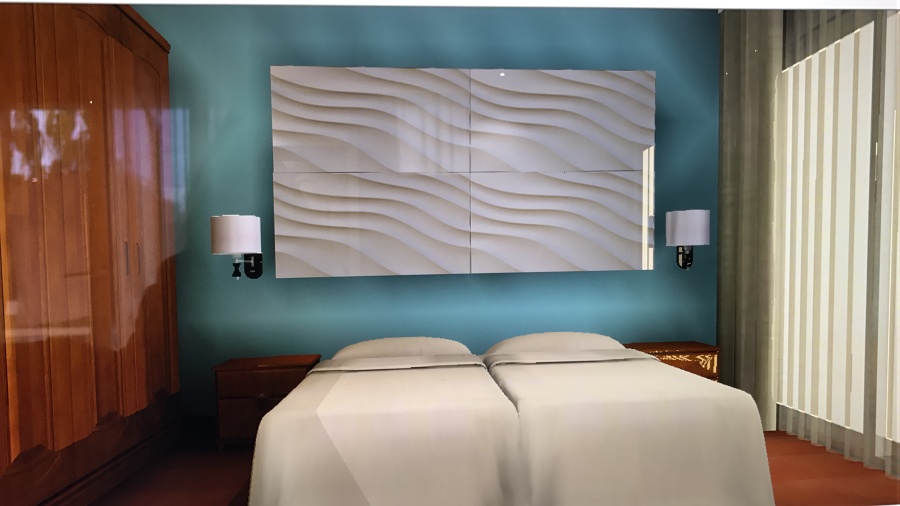 Proyecto decoración en pared para Hotel