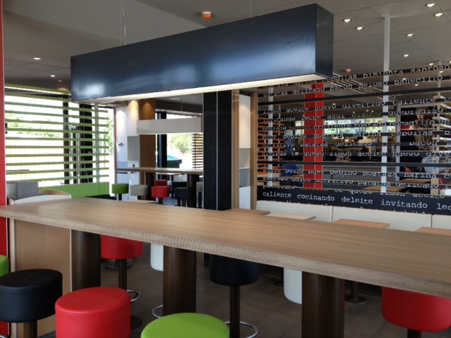 ILUMINACIÓN RESTAURANTE MACDONAL