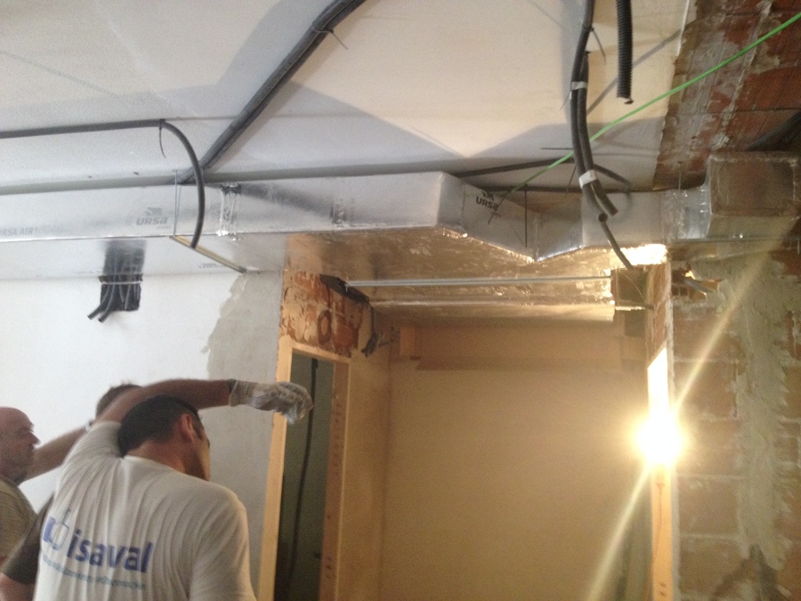 instalacion por conductos en vivienda