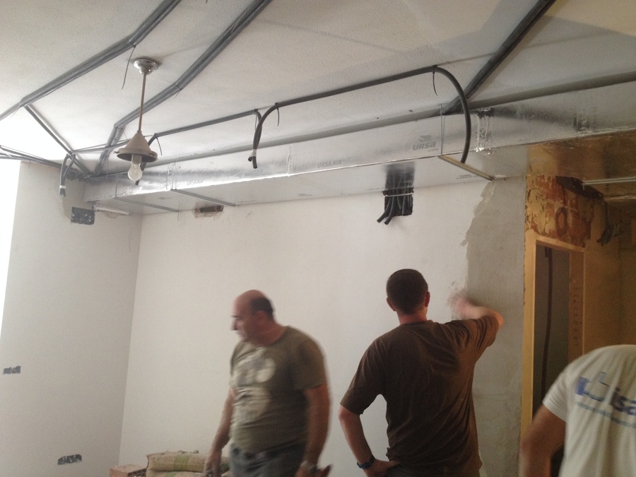 instalacion por conductos en vivienda