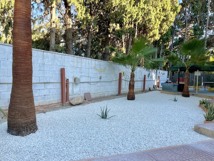 Instalación de grava