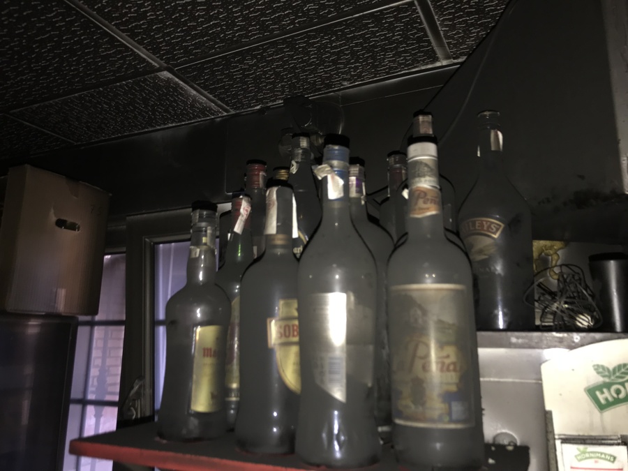 antes de nuestra intervencion tras incendo en local