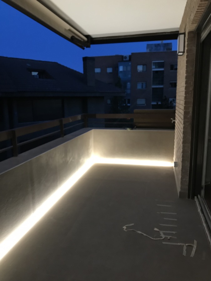 iluminación terraza