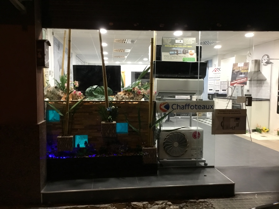 Fuentes de exterior y aire acondicionado por splits