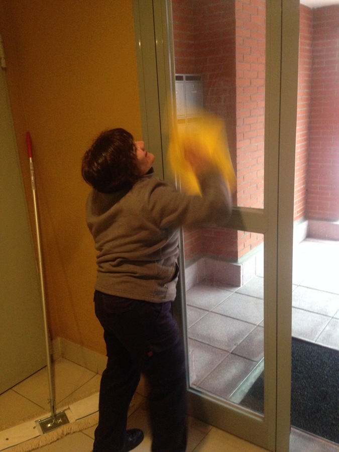limpiando portal