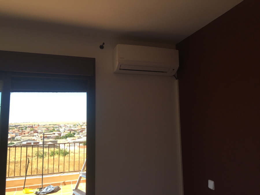 Aire acondicionado por split en vivienda