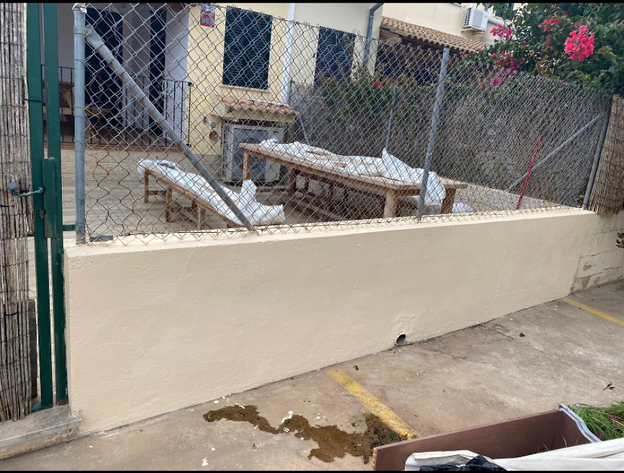 Rehabilitación pequeño murete