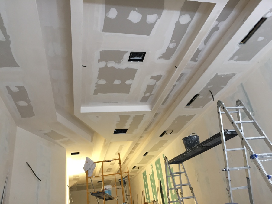 Caja de pladur. Y moldura