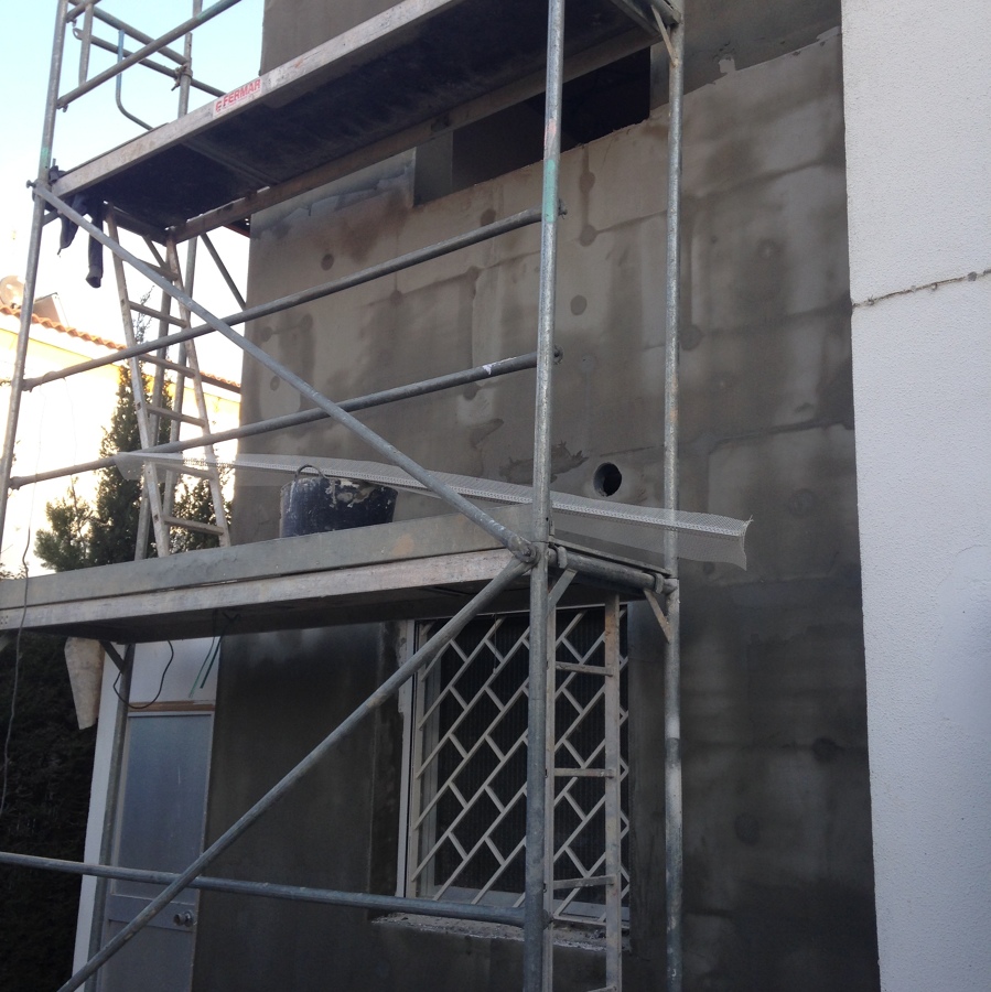 Preparación SATE Aislamiento por Exteior de Vivienda