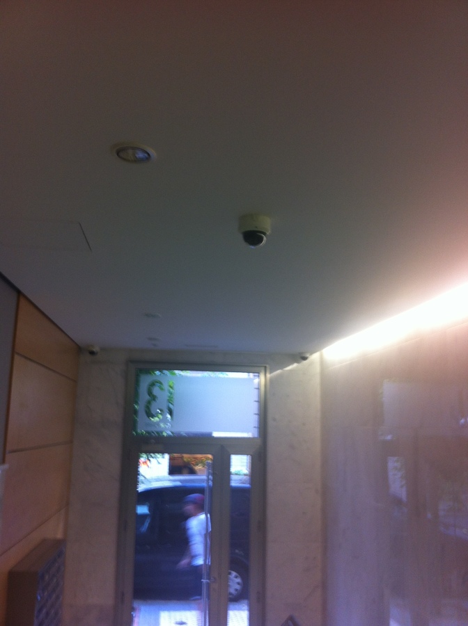 Camaras de video vigilancia.