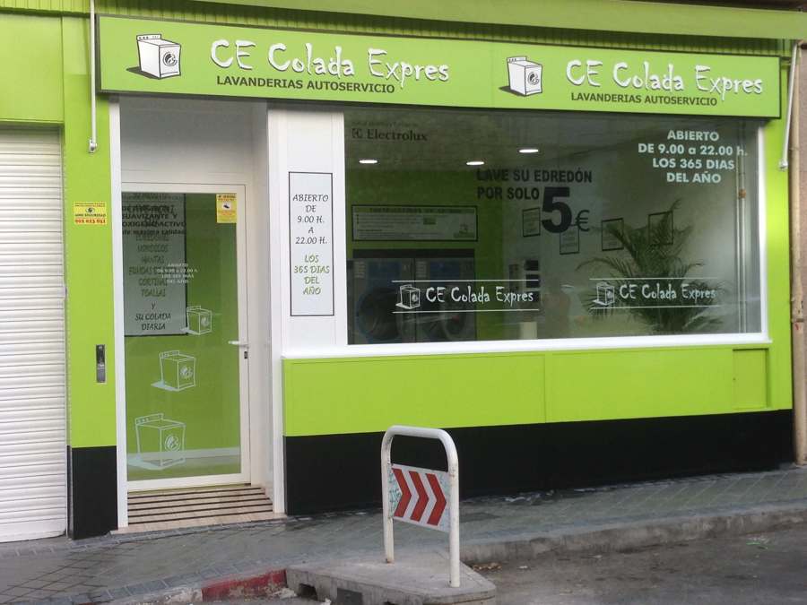 Lavandería comercial finalizada