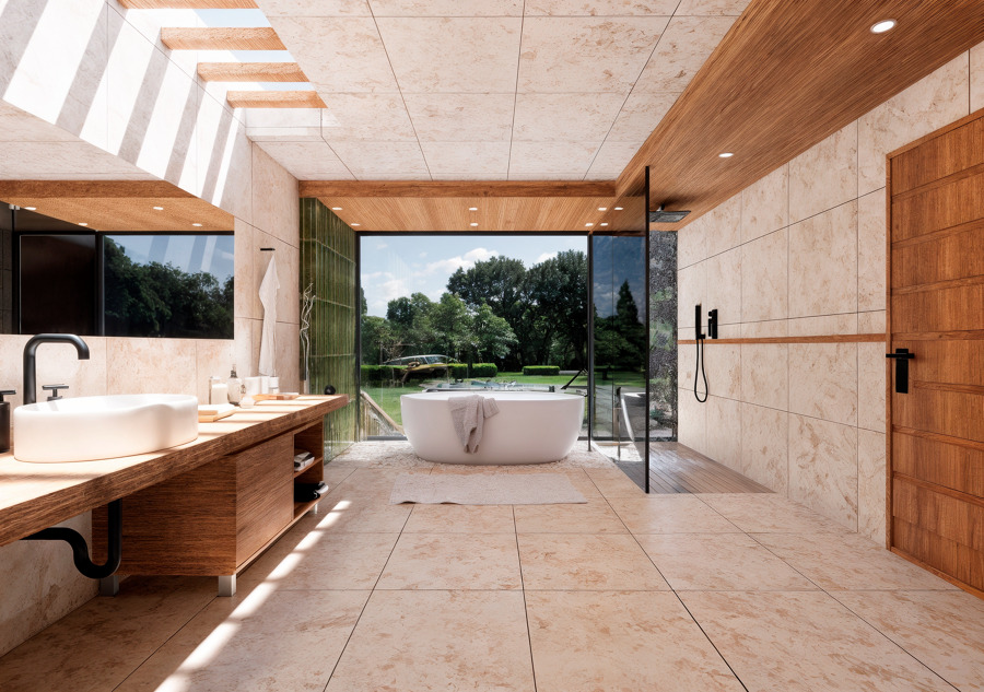 Renderizado 3D Baño