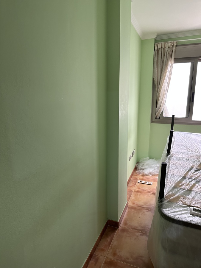Trabajo de pintura realizado en una vivienda