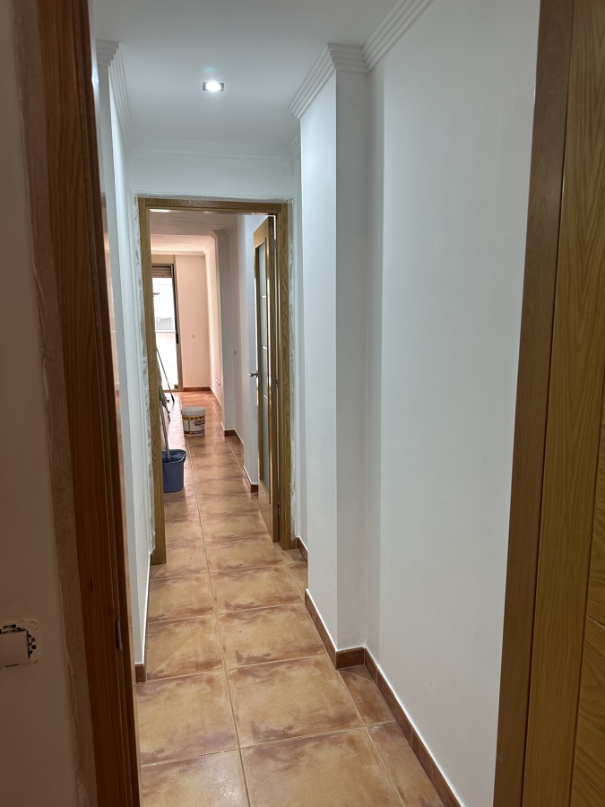 Trabajo de pintura realizado en una vivienda