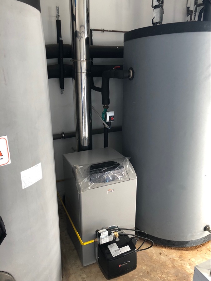 Instalación caldera de gas