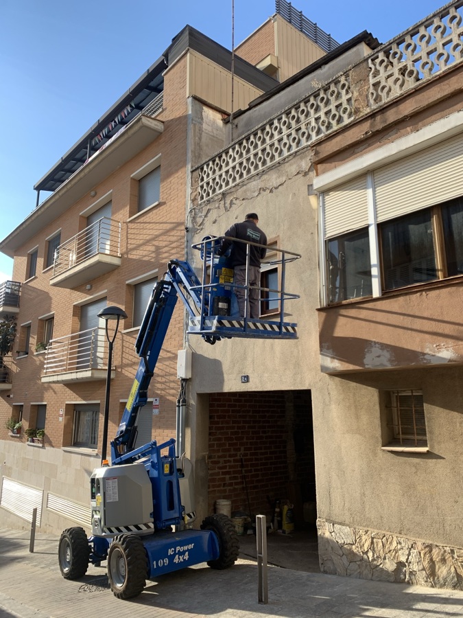 Reparaciones de fachadas urgentes