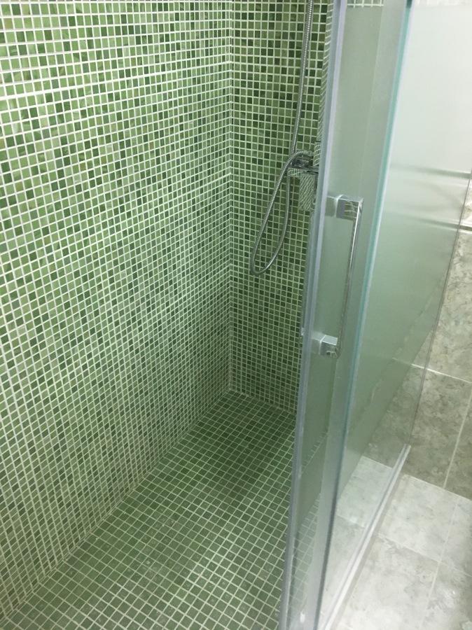 Plato de ducha de obra suelo antideslizante