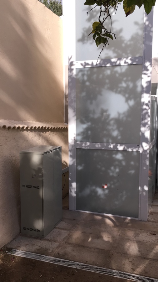 Elevador en casa unifamiliar