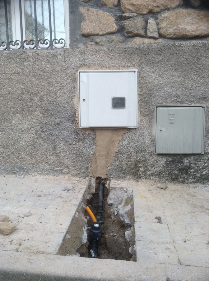 Acometida de gas (conexión a la red de distribución)