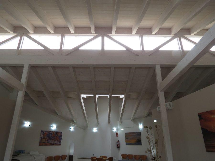 Detalle de estructura de madera 