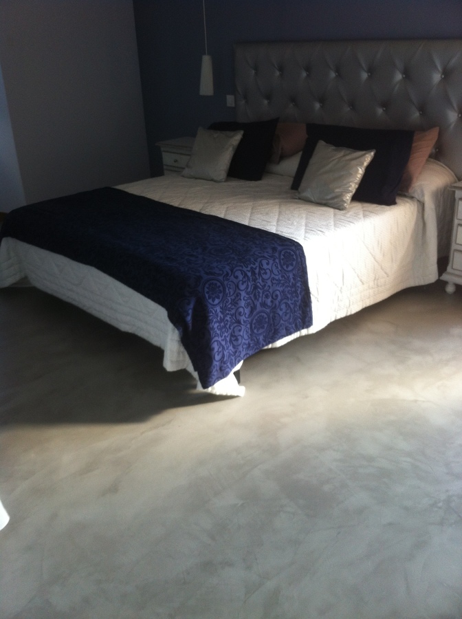 Microcemento gris perla