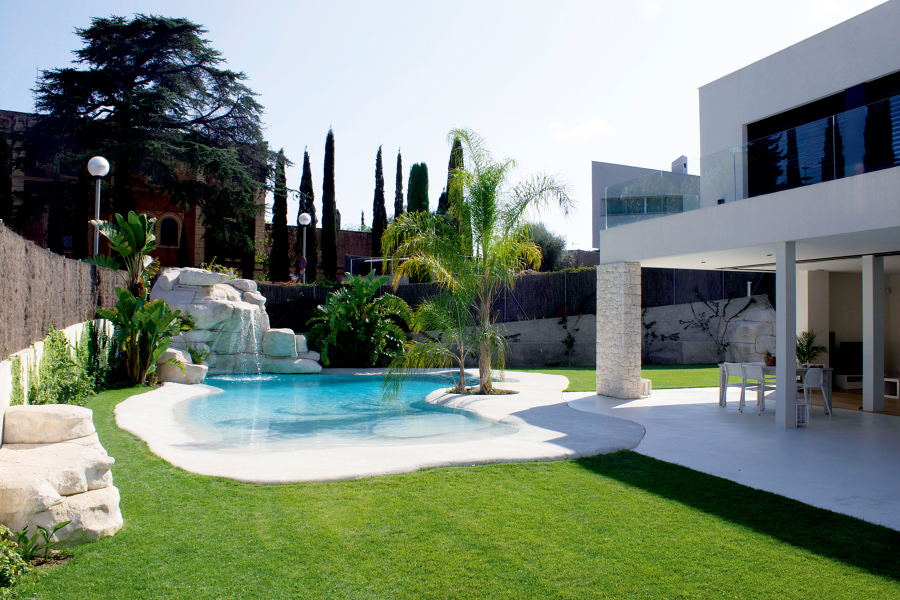 Piscina estilo Playa