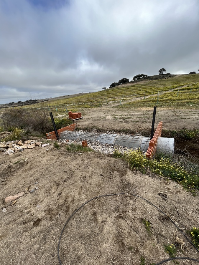 Puente de paso a parcela