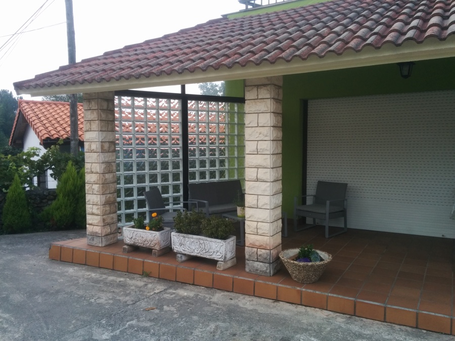 Creación de muro de pavés para proteger del viento.