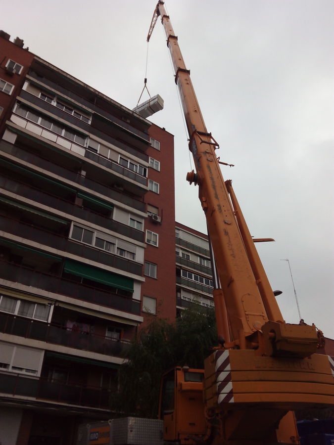 subida de materiales