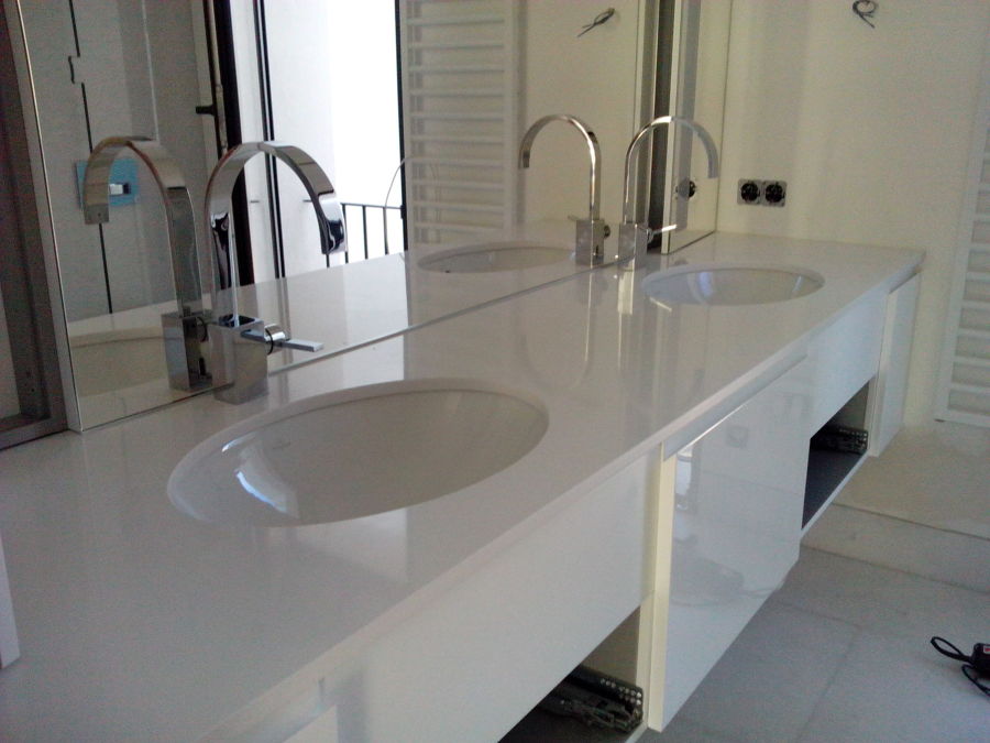Encimera Baño Silestone Blanco Zeus