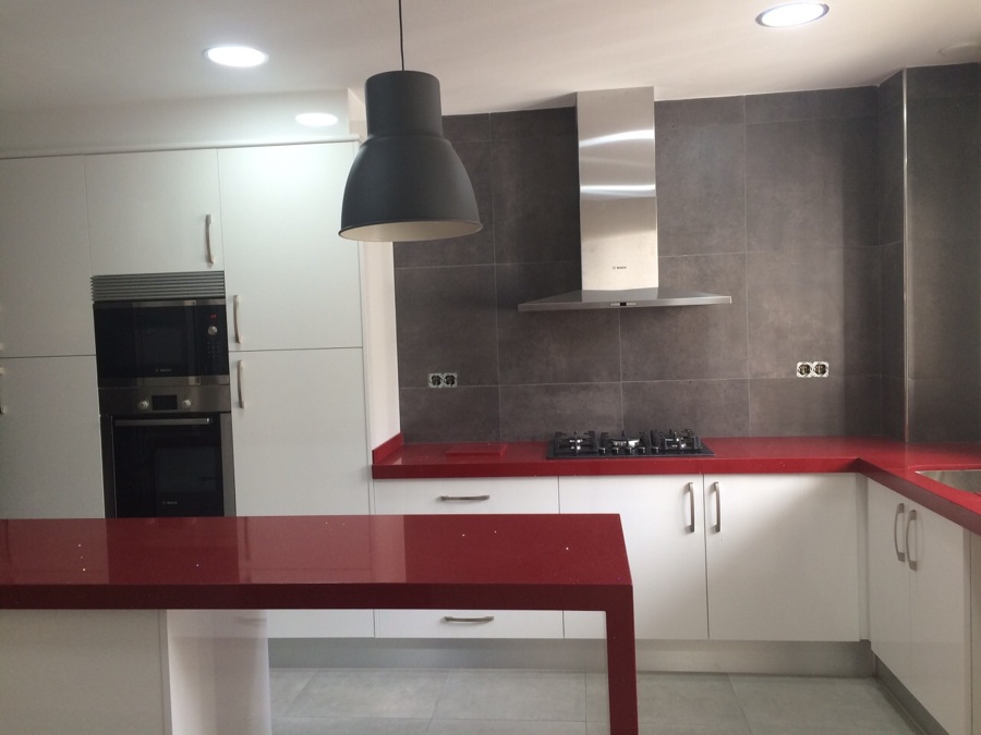 Encimera cocina y barra