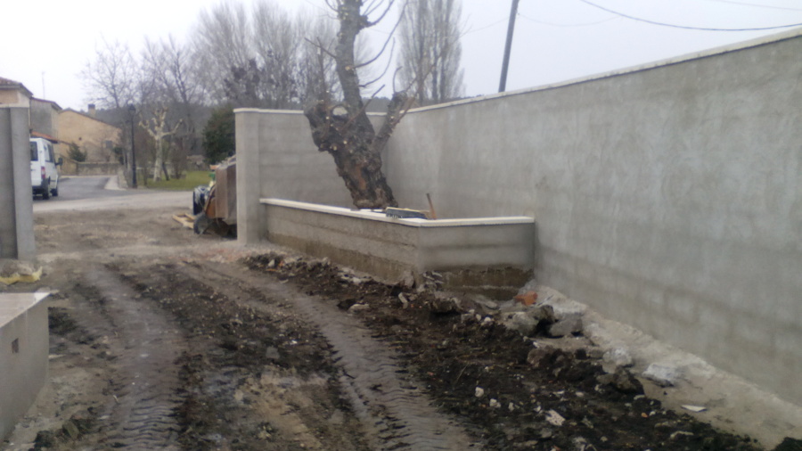 Cerramiento de bloque de hormigon