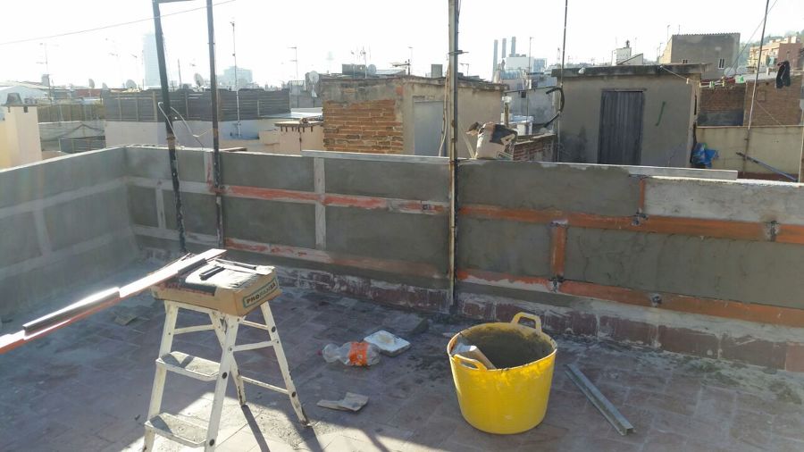 REFUERZOS MURETES CUBIERTA