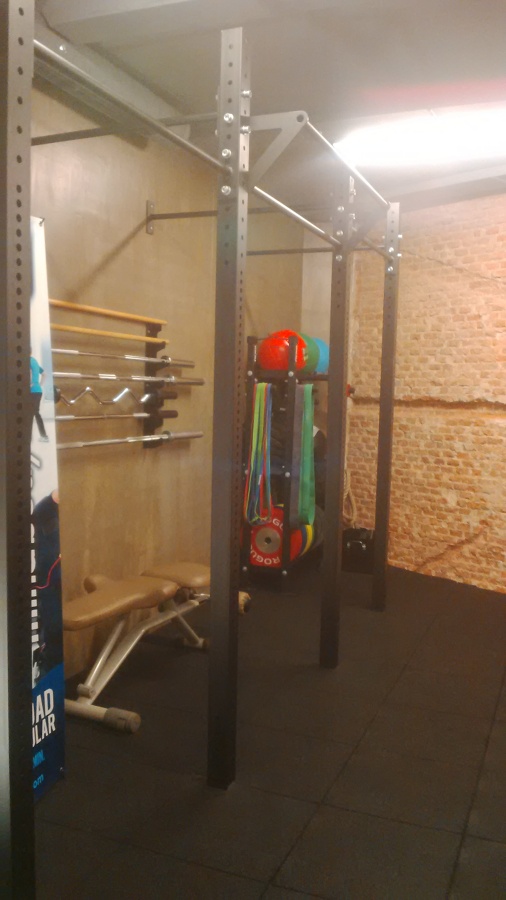 Suelo caucho macizo 40mm. machihembrado especial gimnasios - crossfit.