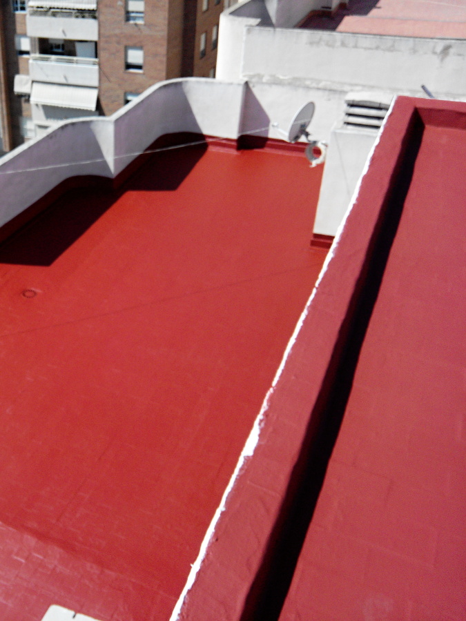 Impermeabilización de terraza en el Campello