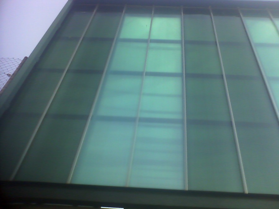 PARTE DE LA FACHA PRINCIPAL, DE PABELLON CUBIERTO, HECHOM PARA LOS PADRES AGUSTINOS DE GRANADA