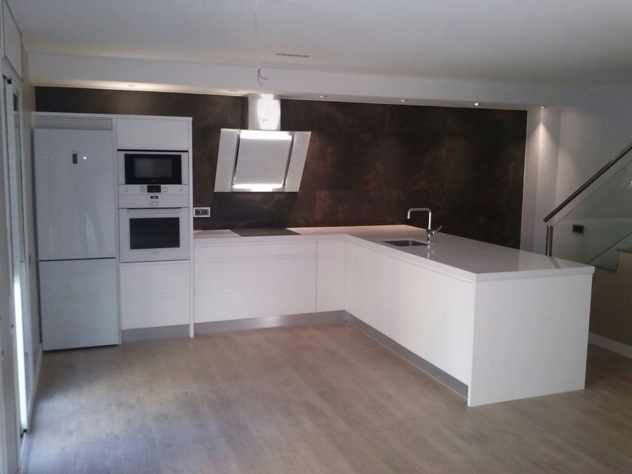 Encimera de Silestone.