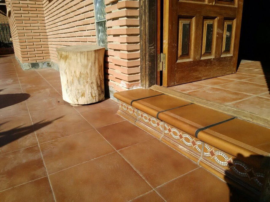 Colocación suelo terraza