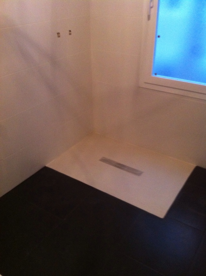 reforma de baño completo plato fiora