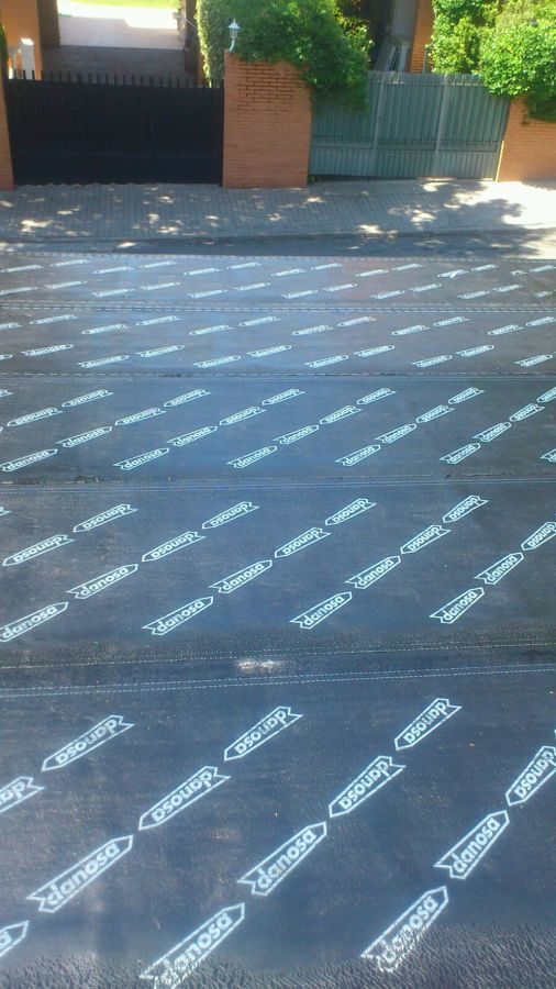 Impermeabilización asfáltica bicapa.