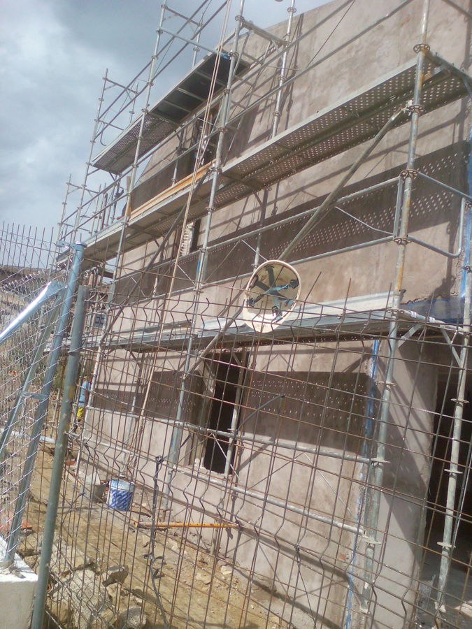 Fachada de vivienda unifamiliar